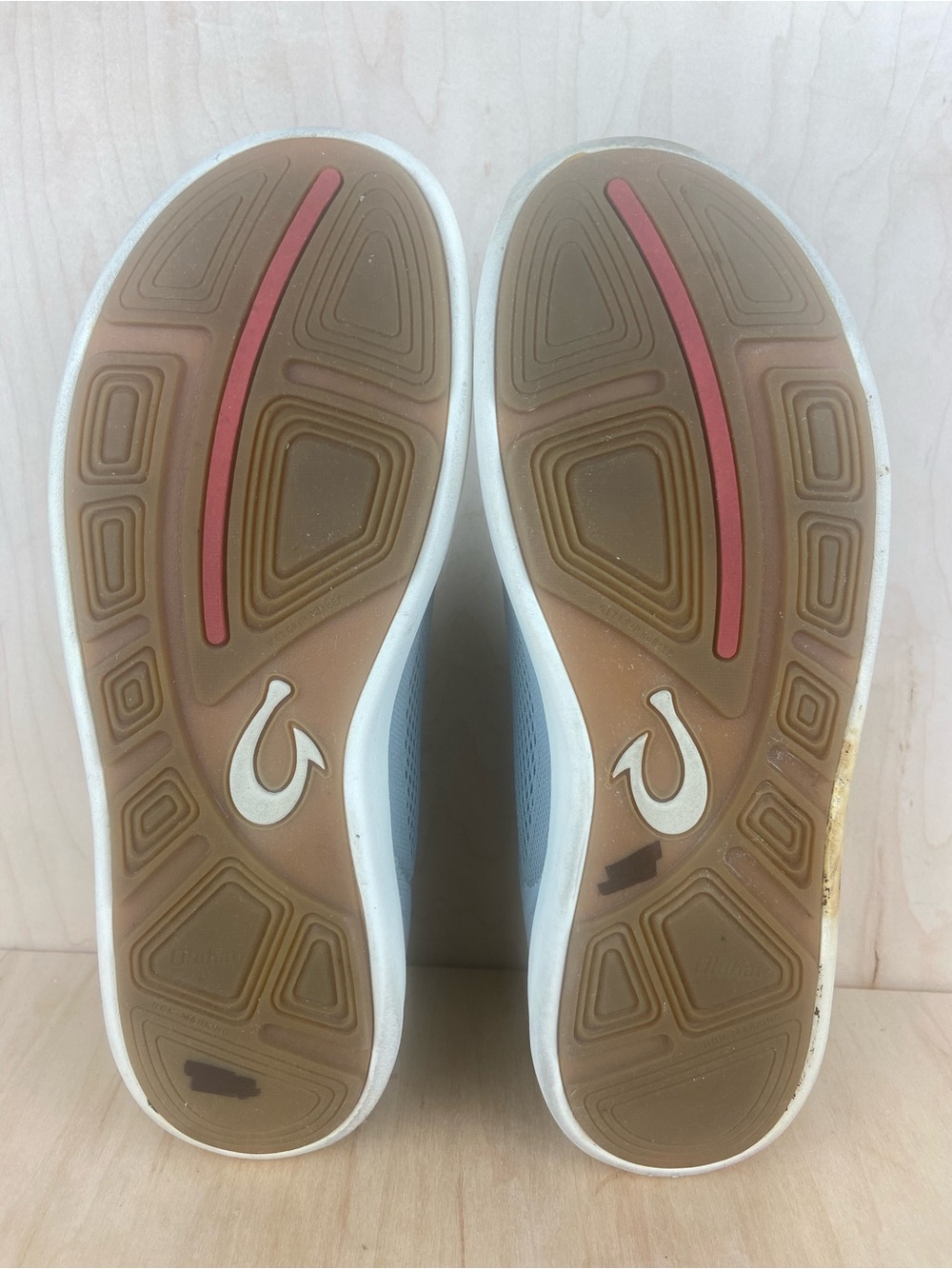 Olukai Moku Pae Men’s Grey Mesh Breathable Slip On Boar Shoes Size 11.5 - Picture 7 of 12
